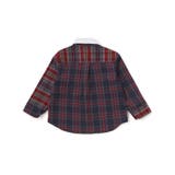 【お揃い】もこもこボア襟切り替えチェックシャツ(90~130cm) | SLAP SLIP | 詳細画像5 