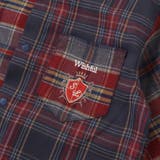 【お揃い】もこもこボア襟切り替えチェックシャツ(90~130cm) | SLAP SLIP | 詳細画像7 