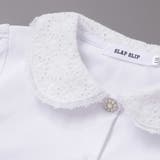 レース襟キラキラお花ボタンキャンディスリーブブラウス(110~130cm) | SLAP SLIP | 詳細画像7 