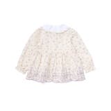 ストライプ＆花柄裾刺しゅうフレアブラウス(90~130cm) | SLAP SLIP | 詳細画像5 