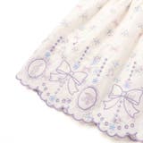 ストライプ＆花柄裾刺しゅうフレアブラウス(90~130cm) | SLAP SLIP | 詳細画像6 