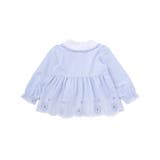 ストライプ＆花柄裾刺しゅうフレアブラウス(90~130cm) | SLAP SLIP | 詳細画像8 