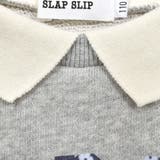 襟付花柄カレッジロゴプリントトレーナー(80~130cm) | SLAP SLIP | 詳細画像15 