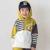 イエロー | 【お揃い】おめめギョロギョロモンスターバイカラーフーディ(80~130cm) | SLAP SLIP