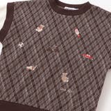 いろいろモチーフ刺しゅうチェックドッキングトレーナー | SLAP SLIP | 詳細画像7 