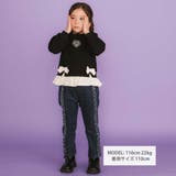 ハート柄コーデュロイ切り替えトレーナー(80~130cm) | SLAP SLIP | 詳細画像2 