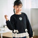 ハート柄コーデュロイ切り替えトレーナー(80~130cm) | SLAP SLIP | 詳細画像4 