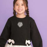 ハート柄コーデュロイ切り替えトレーナー(80~130cm) | SLAP SLIP | 詳細画像6 