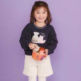 ネコクマイヌアニマルオーガンジーパッチモチーフトレーナー(80~130cm) | SLAP SLIP | 詳細画像3 