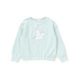 ネコクマイヌアニマルオーガンジーパッチモチーフトレーナー(80~130cm) | SLAP SLIP | 詳細画像9 