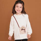 リボン付きファーポシェットパッチトレーナー(80~130cm) | SLAP SLIP | 詳細画像1 