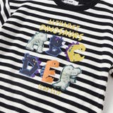 無地ボーダーいろんな恐竜刺しゅうトレーナー(80~130cm) | SLAP SLIP | 詳細画像16 