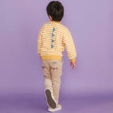 無地ボーダーいろんな恐竜刺しゅうトレーナー(80~130cm) | SLAP SLIP | 詳細画像3 