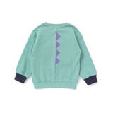 無地ボーダーいろんな恐竜刺しゅうトレーナー(80~130cm) | SLAP SLIP | 詳細画像5 