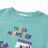 無地ボーダーいろんな恐竜刺しゅうトレーナー(80~130cm) | SLAP SLIP | 詳細画像6 