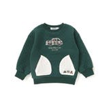 クマアニマル刺しゅうポケット付き長袖トレーナー(80~130cm) | SLAP SLIP | 詳細画像5 