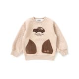 クマアニマル刺しゅうポケット付き長袖トレーナー(80~130cm) | SLAP SLIP | 詳細画像7 