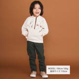 恐竜くるまロケットおもちゃ刺しゅうハーフジップトップス(80~130cm) | SLAP SLIP | 詳細画像2 