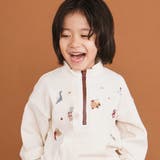 恐竜くるまロケットおもちゃ刺しゅうハーフジップトップス(80~130cm) | SLAP SLIP | 詳細画像4 