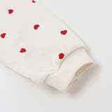 ハート総柄フリル付きガーリートレーナー(80~130cm) | SLAP SLIP | 詳細画像7