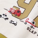 はたらくくるま発泡プリント星パッチナンバリングバイカラートレーナー | SLAP SLIP | 詳細画像10