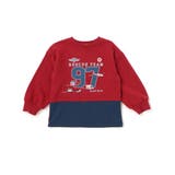 はたらくくるま発泡プリント星パッチナンバリングバイカラートレーナー | SLAP SLIP | 詳細画像15