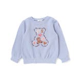 【裏起毛】アニマルいろんなクマサガラ刺しゅうトレーナー(80~130cm) | SLAP SLIP | 詳細画像18 