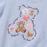 【裏起毛】アニマルいろんなクマサガラ刺しゅうトレーナー(80~130cm) | SLAP SLIP | 詳細画像20 