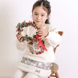 【裏起毛】アニマルいろんなクマサガラ刺しゅうトレーナー(80~130cm) | SLAP SLIP | 詳細画像4 