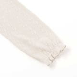 【裏起毛】ハートチェリーイチゴ刺しゅう襟付き袖切り替え裾スカラップトレーナー(8… | SLAP SLIP | 詳細画像10 