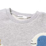 【裏起毛】はたらくくるまイヌ恐竜サガラ刺しゅうトレーナー(80~130cm) | SLAP SLIP | 詳細画像12 