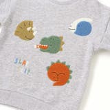 【裏起毛】はたらくくるまイヌ恐竜サガラ刺しゅうトレーナー(80~130cm) | SLAP SLIP | 詳細画像13 