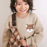 【裏起毛】はたらくくるまイヌ恐竜サガラ刺しゅうトレーナー(80~130cm) | SLAP SLIP | 詳細画像4 