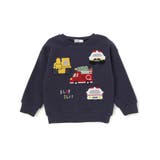 【裏起毛】はたらくくるまイヌ恐竜サガラ刺しゅうトレーナー(80~130cm) | SLAP SLIP | 詳細画像6 