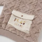 【お揃い】フラップポケット付きケーブルボアトレーナー(80~130cm) | SLAP SLIP | 詳細画像10 