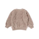 【お揃い】フラップポケット付きケーブルボアトレーナー(80~130cm) | SLAP SLIP | 詳細画像8 