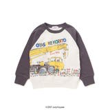 ブラック | 【絵本コラボ おたすけこびと 】はたらくくるまラグランスリーブトレーナー(80~… | SLAP SLIP