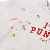 ペたぺたシール風プリントデニムポケット付きトレーナー(80~130cm) | SLAP SLIP | 詳細画像6 