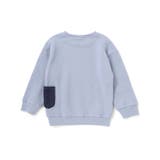 ペたぺたシール風プリントデニムポケット付きトレーナー(80~130cm) | SLAP SLIP | 詳細画像9 