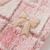 ハートリボンキラキラボアパッチもこもこチェックトレーナー(80~130cm) | SLAP SLIP | 詳細画像10