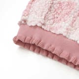 ハートリボンキラキラボアパッチもこもこチェックトレーナー(80~130cm) | SLAP SLIP | 詳細画像12