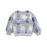 ハートリボンキラキラボアパッチもこもこチェックトレーナー(80~130cm) | SLAP SLIP | 詳細画像15