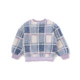 ハートリボンキラキラボアパッチもこもこチェックトレーナー(80~130cm) | SLAP SLIP | 詳細画像16