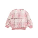 ハートリボンキラキラボアパッチもこもこチェックトレーナー(80~130cm) | SLAP SLIP | 詳細画像6