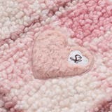 ハートリボンキラキラボアパッチもこもこチェックトレーナー(80~130cm) | SLAP SLIP | 詳細画像8