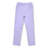 パープル | らくのびスーパーストレッチツイルカラーパンツ(80~130cm) | SLAP SLIP
