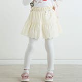 レース生地ドット柄裾スカラップスカッツ(80~120cm) | SLAP SLIP | 詳細画像1