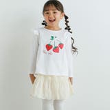 レース生地ドット柄裾スカラップスカッツ(80~120cm) | SLAP SLIP | 詳細画像3