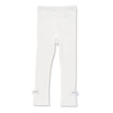 ホワイト | 裾レースリボン付きレギンス(80~130cm) | SLAP SLIP