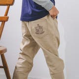 おしりエンブレム刺しゅうツイルデニムパンツ(80~130cm) | SLAP SLIP | 詳細画像4 